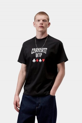 Carhartt S/S Deck Script T-Shirt - Schwarz Carhartt S/S Deck Script T-Shirt - Schwarz