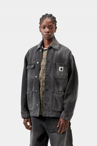 Carhartt OG Michigan Coat - Schwarz, Destroy Wash, Splatter Carhartt OG Michigan Coat - Schwarz, Destroy Wash, Splatter