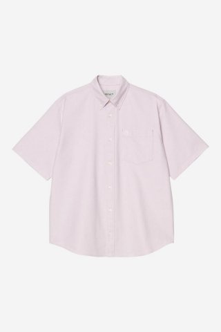 Carhartt S/S Braxton Shirt - Sanftes Lila / Wachs Carhartt S/S Braxton Shirt - Sanftes Lila / Wachs