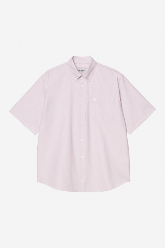 Carhartt S/S Braxton Shirt - Sanftes Lila / Wachs Carhartt S/S Braxton Shirt - Sanftes Lila / Wachs