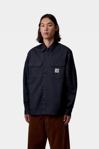 Carhartt L/S Craft Shirt - Dunkles Marineblau Carhartt L/S Craft Shirt - Dunkles Marineblau