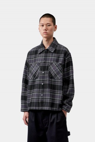 Carhartt L/S Parson Shirt - Parson Check, Shady Purple Carhartt L/S Parson Shirt - Parson Check, Shady Purple