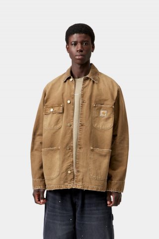 Carhartt OG Chore Coat - Hamilton Brown / Hamilton Brown, Destroy-Waschung
