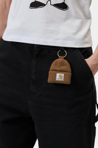 Carhartt Mini Watch Hat Keychain - Hamilton Brown Carhartt Mini Watch Hat Keychain - Hamilton Brown