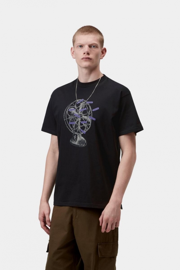 Carhartt S/S Fan T-Shirt - Schwarz Carhartt S/S Fan T-Shirt - Schwarz