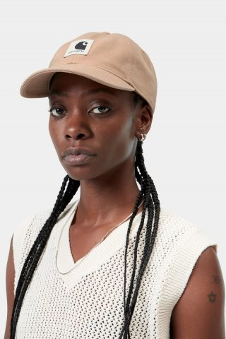 Carhartt Canvas Cap - Dusty H Brown, Stonewashed Carhartt Canvas Cap - Dusty H Brown, Stonewashed