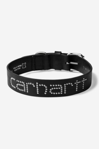 Carhartt Script Studs Dog Collar - Schwarz - M/L Carhartt Script Studs Dog Collar - Schwarz - M/L