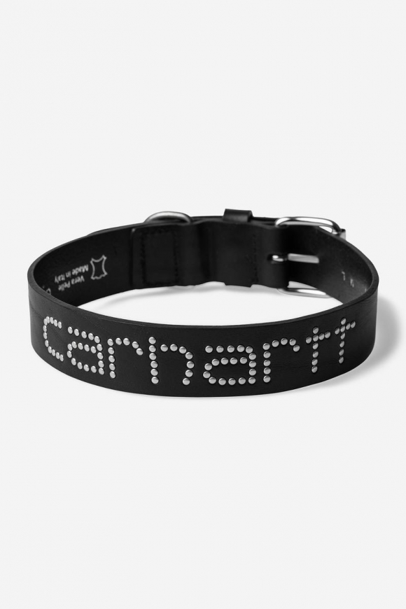 Carhartt Script Studs Dog Collar - Schwarz - M/L Carhartt Script Studs Dog Collar - Schwarz - M/L