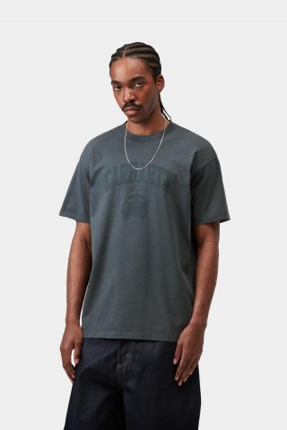 Carhartt S/S Faded Pond Corps T-Shirt - Deep Night, Heavy Stone Wash Carhartt S/S Faded Pond Corps T-Shirt - Deep Night, Heavy Stone Wash
