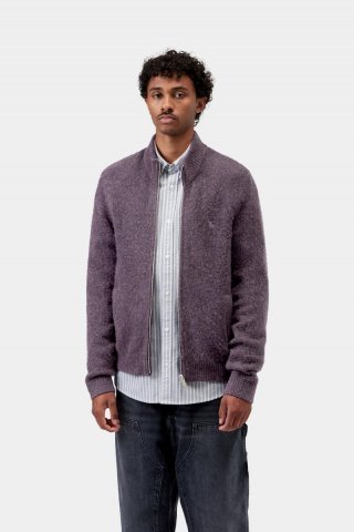 Carhartt Curtis Sweater Jacket - Tangled Shady Purple Carhartt Curtis Sweater Jacket - Tangled Shady Purple