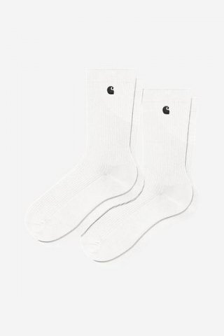 Carhartt Madison Pack Socks - Weiß/Schwarz + Weiß/Schwarz Carhartt Madison Pack Socks - Weiß/Schwarz + Weiß/Schwarz