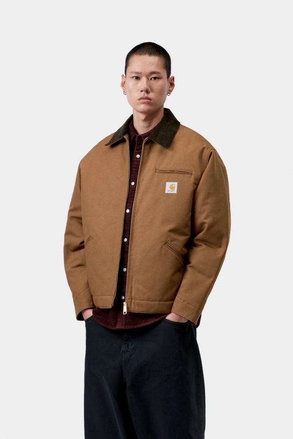 Carhartt OG Detroit Jacket (Winter) - WIP H Braun / Tabak, starr