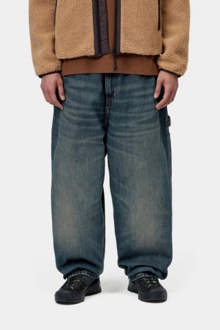 Carhartt OG Single Knee Pant - Blau, mittelschwer getragen Carhartt OG Single Knee Pant - Blau, mittelschwer getragen
