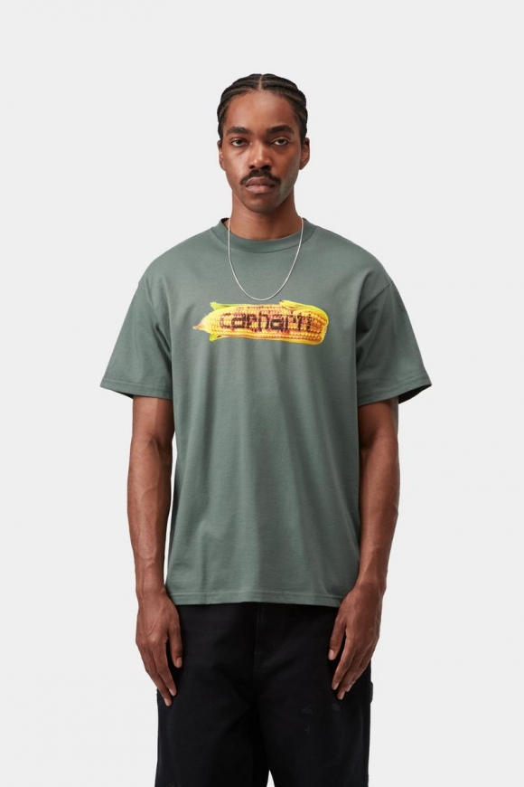Carhartt S/S Hot Cob T-Shirt - Samtgrün Carhartt S/S Hot Cob T-Shirt - Samtgrün