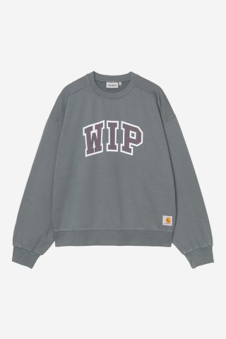 Carhartt WIP III Sweatshirt - Gemütliches Blau, schwere Stone-Waschung Carhartt WIP III Sweatshirt - Gemütliches Blau, schwere Stone-Waschung