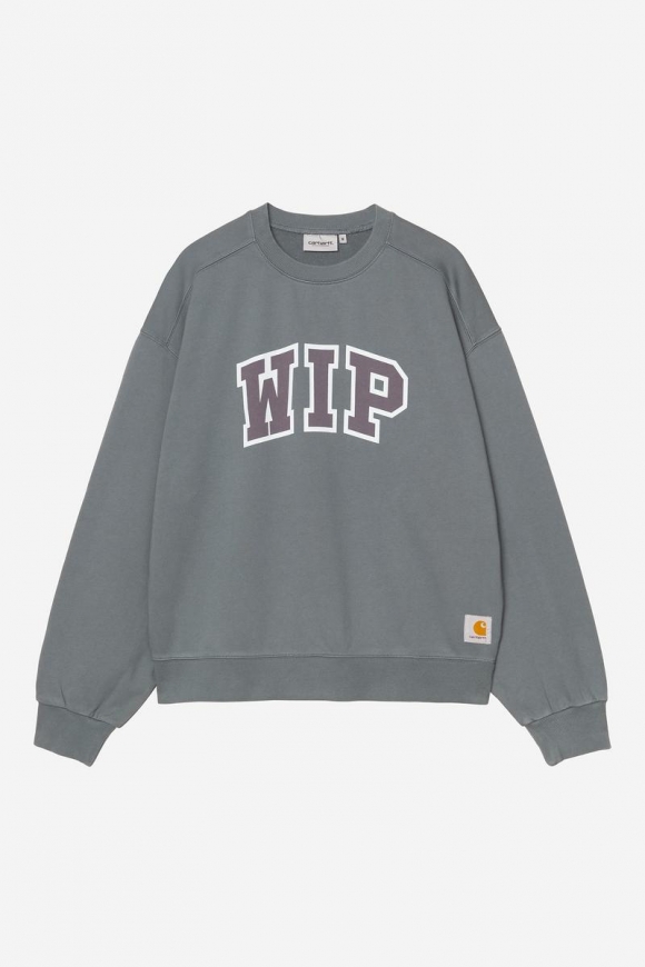 Carhartt WIP III Sweatshirt - Gemütliches Blau, schwere Stone-Waschung Carhartt WIP III Sweatshirt - Gemütliches Blau, schwere Stone-Waschung