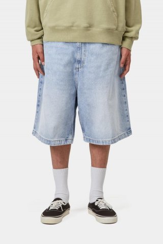 Carhartt Brandon Short - Blau, stark abgenutzt, gebleicht Carhartt Brandon Short - Blau, stark abgenutzt, gebleicht