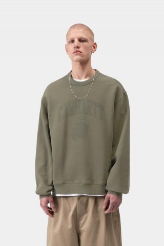 Carhartt Faded Pond Corps Sweatshirt - Zypresse, schwere Steinwäsche Carhartt Faded Pond Corps Sweatshirt - Zypresse, schwere Steinwäsche