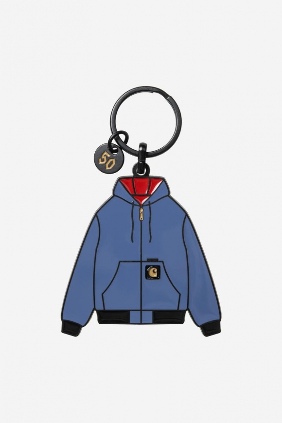 Carhartt OG Active Jacket 50th Anniversary Edition Keychain - Blau
