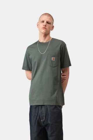 Carhartt S/S Pocket T-Shirt - Samtgrün Carhartt S/S Pocket T-Shirt - Samtgrün