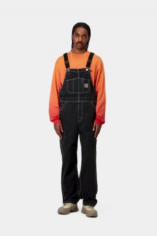 Carhartt Bib Overall - Schwarz, Stonewashed Carhartt Bib Overall - Schwarz, Stonewashed