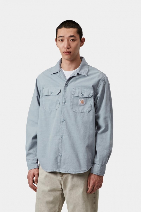 Carhartt L/S Kelsey Shirt - Spiegel, stückgefärbt Carhartt L/S Kelsey Shirt - Spiegel, stückgefärbt