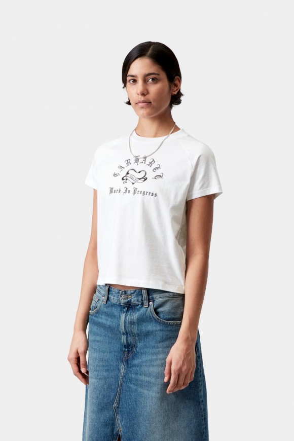Carhartt S/S Honest Work T-Shirt - Weiß / Schwarz