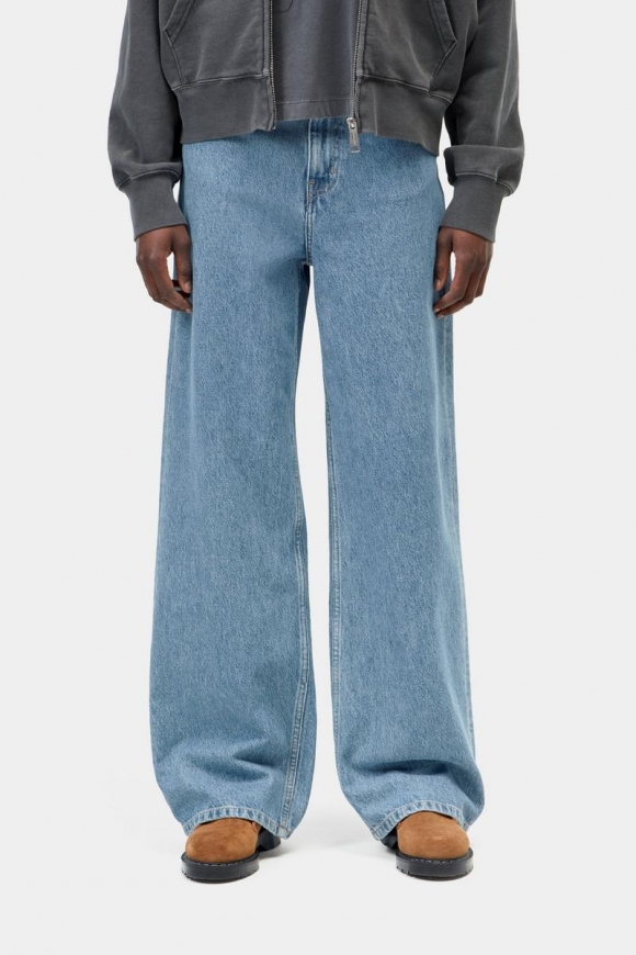 Carhartt Jane Pant - Blau, schwere Steinwaschung Carhartt Jane Pant - Blau, schwere Steinwaschung