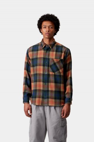 Carhartt L/S Dern Shirt - Dern Check, Bergahorn Carhartt L/S Dern Shirt - Dern Check, Bergahorn