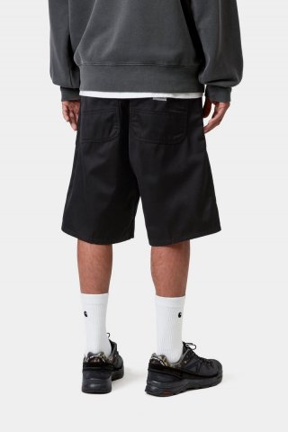 Carhartt Simple Short - Schwarz, gespült Carhartt Simple Short - Schwarz, gespült