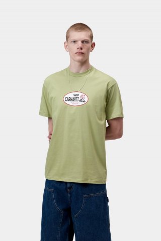 Carhartt S/S Harlequin BBQ T-Shirt - Sanftes Grün Carhartt S/S Harlequin BBQ T-Shirt - Sanftes Grün