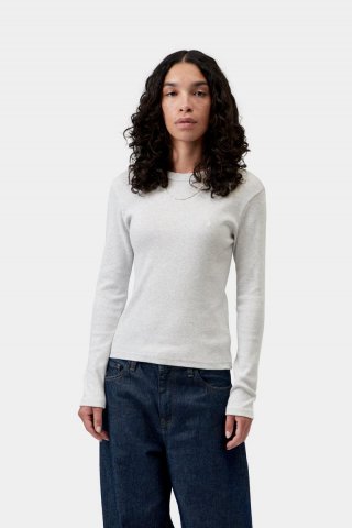 Carhartt L/S Philipa T-Shirt - Ash Heather