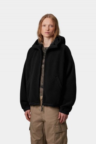 Carhartt Hooded Limn C Fleece Jacket - Schwarz / Feuerstein Carhartt Hooded Limn C Fleece Jacket - Schwarz / Feuerstein