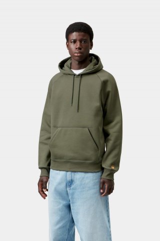 Carhartt Hooded Chase Sweatshirt - Blatt / Gold Carhartt Hooded Chase Sweatshirt - Blatt / Gold