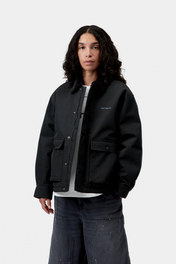 Carhartt Quentin Jacket - Schwarz / Styx Carhartt Quentin Jacket - Schwarz / Styx