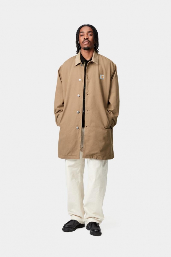 Carhartt Webster Coat - Leder / Leder, gespült