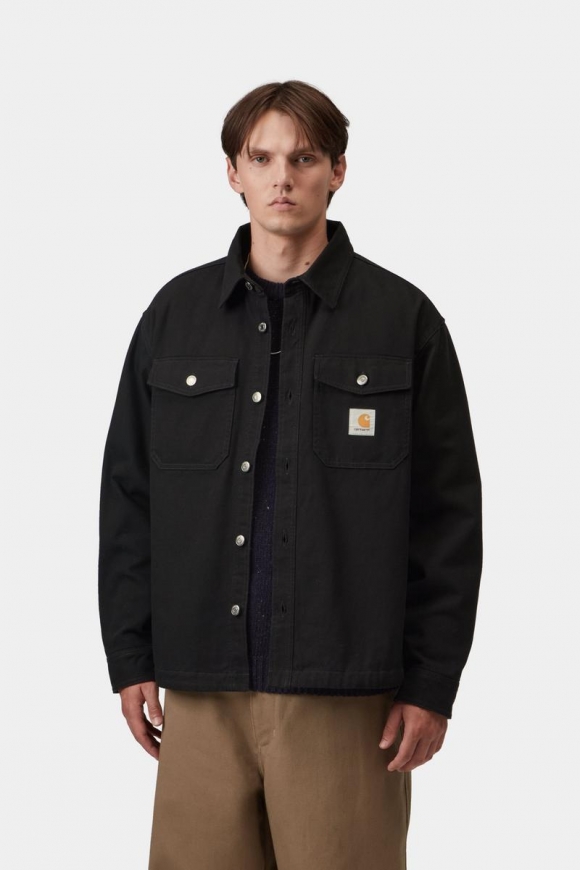 Carhartt Selby Shirt Jac - Schwarz Carhartt Selby Shirt Jac - Schwarz