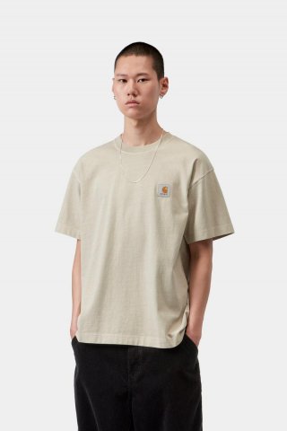 Carhartt S/S Vista T-Shirt - Fleur De Sel, stückgefärbt Carhartt S/S Vista T-Shirt - Fleur De Sel, stückgefärbt
