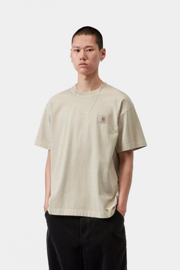 Carhartt S/S Vista T-Shirt - Fleur De Sel, stückgefärbt Carhartt S/S Vista T-Shirt - Fleur De Sel, stückgefärbt