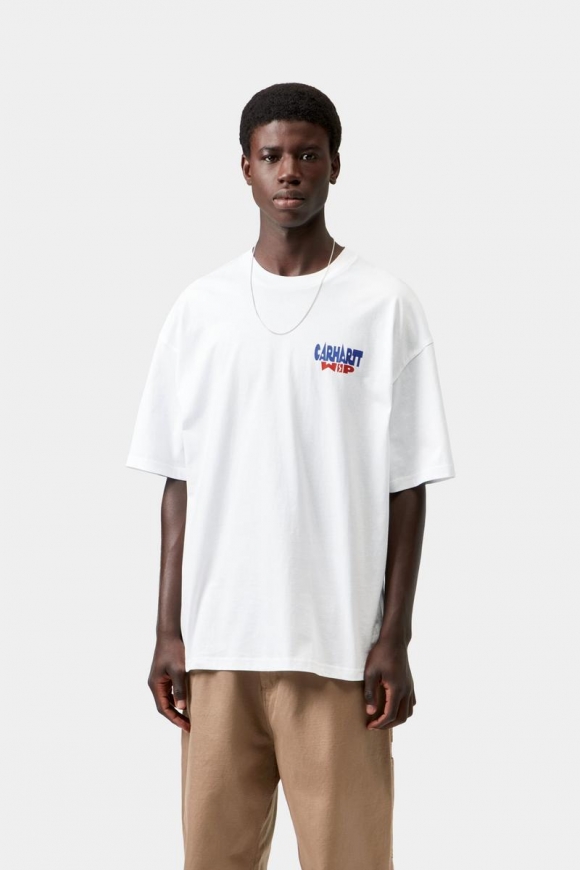 Carhartt S/S Luggage Label T-Shirt - Weiß Carhartt S/S Luggage Label T-Shirt - Weiß
