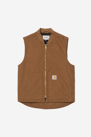 Carhartt Classic Vest - WIP H Braun, gespült Carhartt Classic Vest - WIP H Braun, gespült