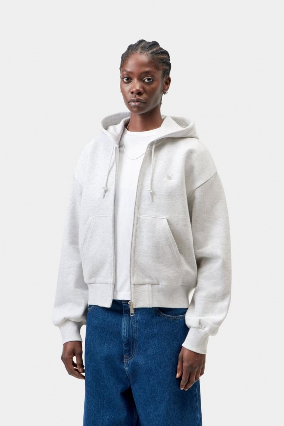 Carhartt Hooded Casey Jacket - Aschenheide / Silber Carhartt Hooded Casey Jacket - Aschenheide / Silber