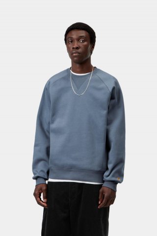 Carhartt Chase Sweatshirt - Eisschild / Gold Carhartt Chase Sweatshirt - Eisschild / Gold