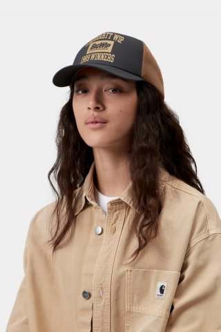 Carhartt 1989 Winners Trucker Cap - Raven / WIP Dusty H Carhartt 1989 Winners Trucker Cap - Raven / WIP Dusty H