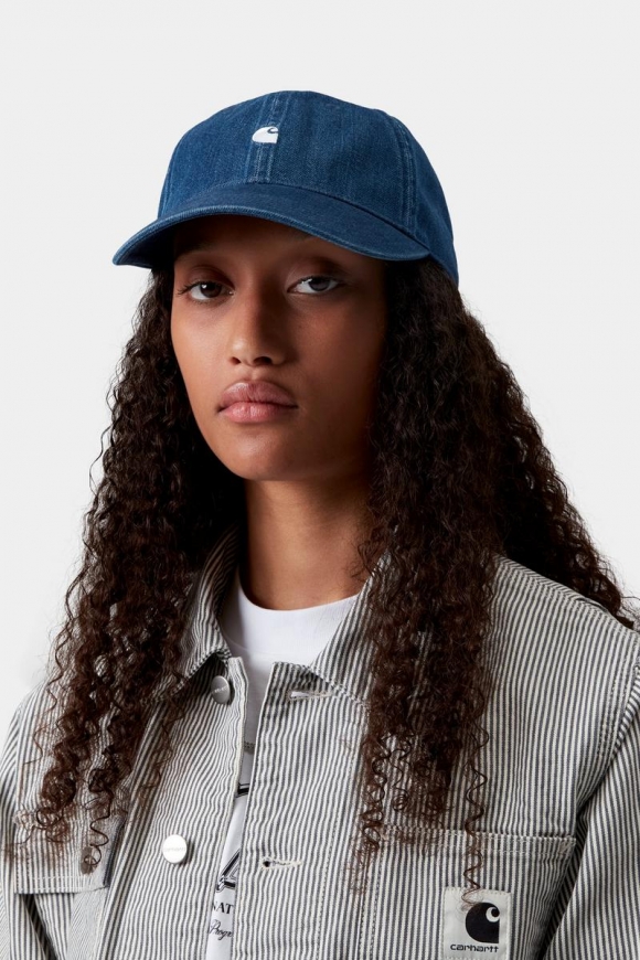 Carhartt Lucas Cap - Blau, Stonewashed Carhartt Lucas Cap - Blau, Stonewashed