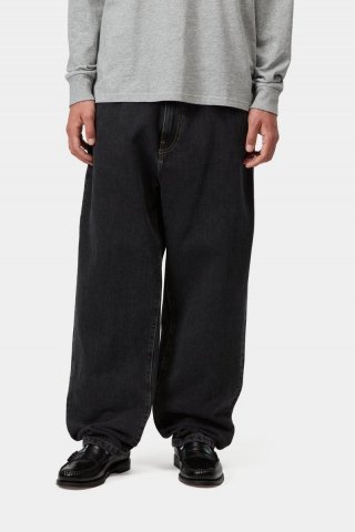 Carhartt Aaron Pant - Schwarz, Stonewashed