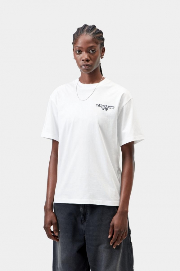 Carhartt S/S Hugging Cats T-Shirt - Weiß Carhartt S/S Hugging Cats T-Shirt - Weiß