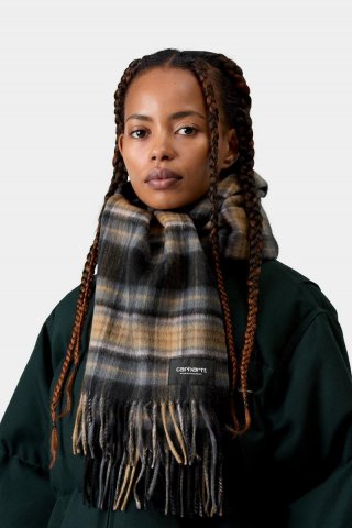 Carhartt Parson Scarf - Parson Check, WIP Dusty H Carhartt Parson Scarf - Parson Check, WIP Dusty H