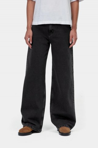 Carhartt Jane Pant - Schwarz, schwere Steinwäsche Carhartt Jane Pant - Schwarz, schwere Steinwäsche