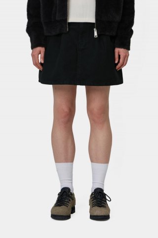 Carhartt Billie Single Knee Skirt - Schwarz, Stonewashed